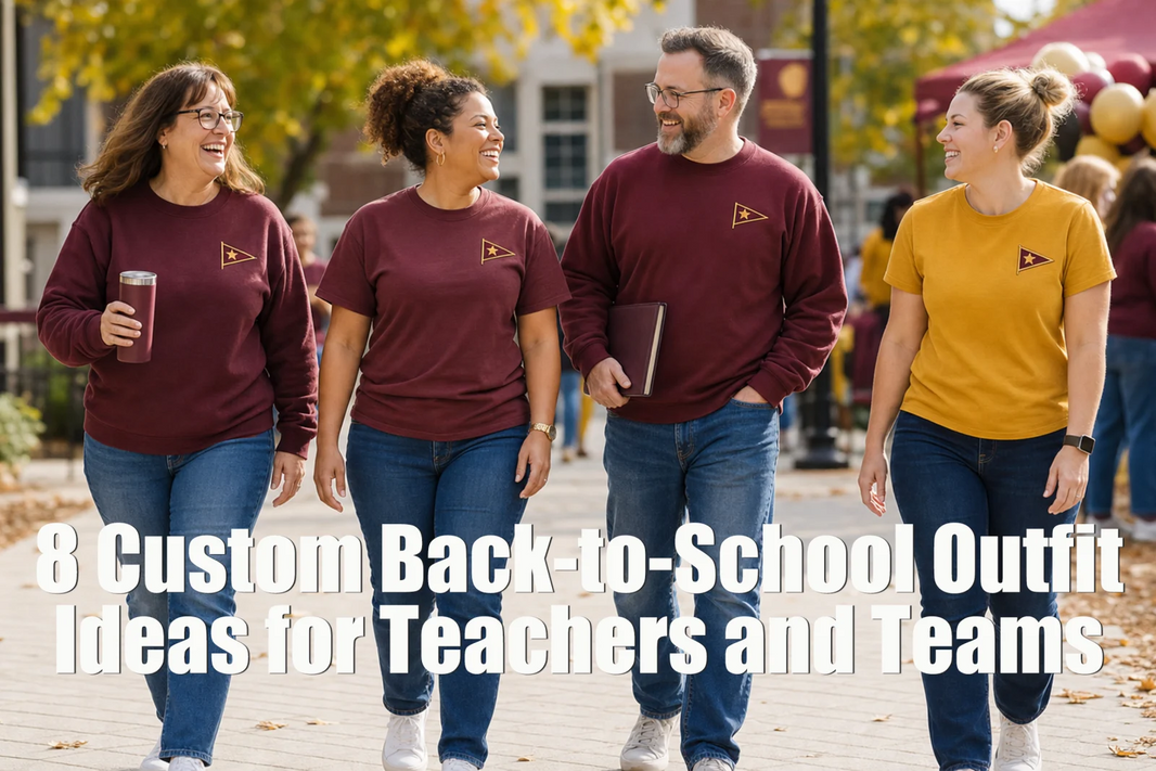 8 Custom Back-to-School Outfit Ideas for Teachers and School Teams