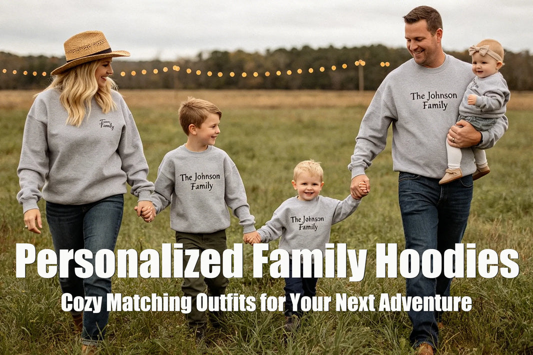 Personalized Family Travel Hoodies: Cozy Matching Outfits for Your Next Adventure