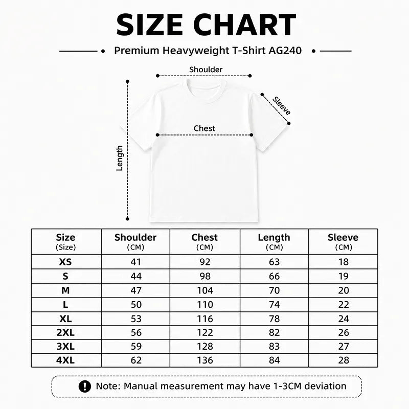Heavyweight T-shirt fabric information