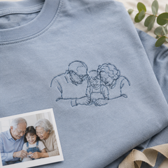 Sweatshirt with personalized mom embroidery for thoughtful Mothers Day gift