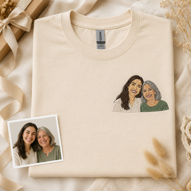 Hoodie with Dad Life embroidery and custom family detail for Fathers Day gift