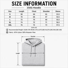T-shirt measurement guide