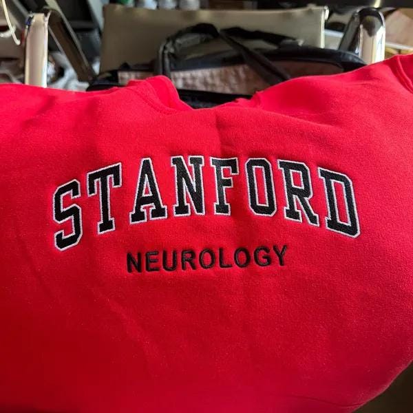 Custom Varsity Embroidered Sweatshirt, Personalized Filled Embroidery Crewneck, Graduation Gift, Back to School Hoodie - image 2